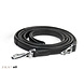 F.R.A. Adil teugel 15mm volleder/griprubber met clips 300cm zwart F.R.A. Adil teugel 15mm volleder/griprubber met clips 300cm zwart