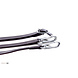 F.R.A. Adil teugel 15mm volleder/griprubber met clips 300cm zwart F.R.A. Adil teugel 15mm volleder/griprubber met clips 300cm zwart
