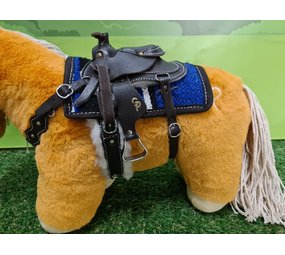 Crafty Ponies Crafty Ponies Selle Western et collier de chasse en cuir y.c. livret d'instructions NL