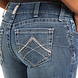 Ariat R.E.A.L. Mid Rise Stretch Icon Rainstorm Straight Jeans Ariat R.E.A.L. Mid Rise Stretch Icon Rainstorm Straight Jeans