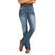 Ariat R.E.A.L. Mid Rise Stretch Icon Rainstorm Straight Jeans Ariat R.E.A.L. Mid Rise Stretch Icon Rainstorm Straight Jeans