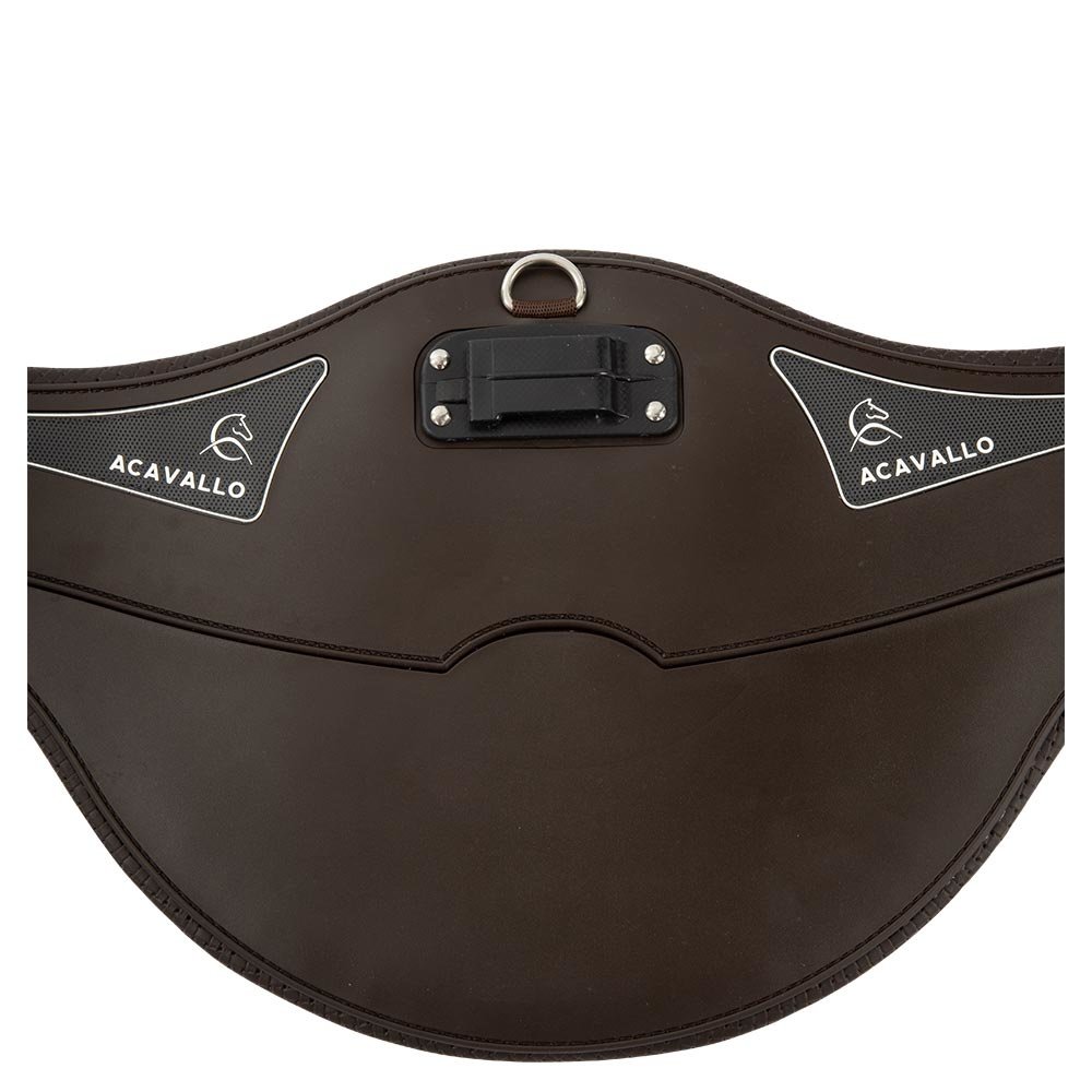 Acavallo Singel Comfort Gel Buikflap Bruin Acavallo Singel Comfort Gel Buikflap Bruin
