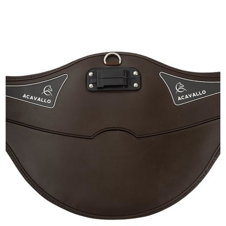 Acavallo Singel Comfort Gel Buikflap Bruin Acavallo Singel Comfort Gel Buikflap Bruin