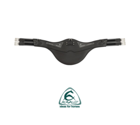 Acavallo Singel Comfort Gel Buikflap Zwart Acavallo Singel Comfort Gel Buikflap Zwart