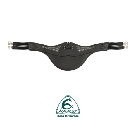 Acavallo Singel Comfort Gel Buikflap Zwart