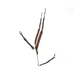 LJ Leathers Elastisch voortuig messing gespen choco-bruin LJ Leathers Elastisch voortuig messing gespen choco-bruin