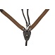 LJ Leathers Elastisch voortuig nikkel gespen choco-bruin LJ Leathers Elastisch voortuig nikkel gespen choco-bruin