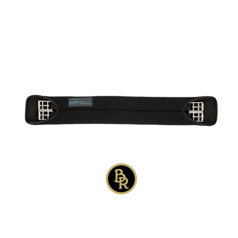 BR Singel dressuur Evolution soft memory neopreen recht Zwart