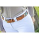 Penelope Ceintuur Pearl Cognac / Turquoise Penelope Ceintuur Pearl Cognac / Turquoise