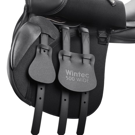 Wintec Selle Mixte Wintec 500 Wide  HART Zwart