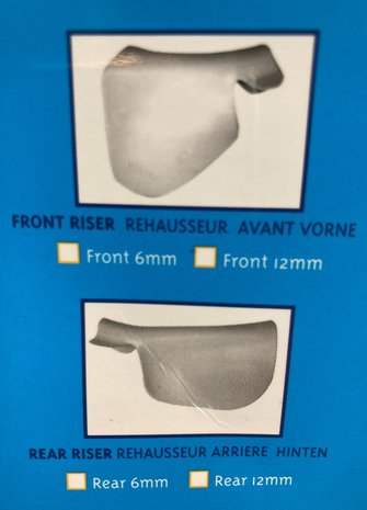 Wintec Wintec Half Riser Comfort Pad Back 12mm Wintec Wintec Half Riser Comfort Pad Back 12mm