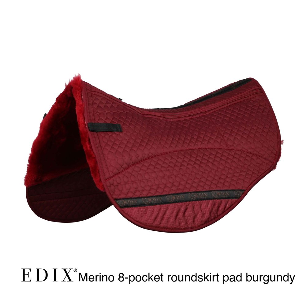 Edix Saddles Westernpad Roundskirtpad Afgerond Fur 8-pockets Edix Saddles Westernpad Roundskirtpad Afgerond Fur 8-pockets