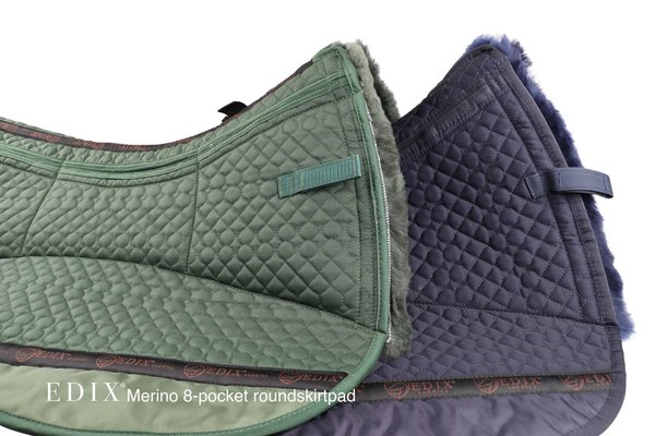 Edix Saddles Westernpad Roundskirtpad Afgerond Fur 8-pockets Edix Saddles Westernpad Roundskirtpad Afgerond Fur 8-pockets