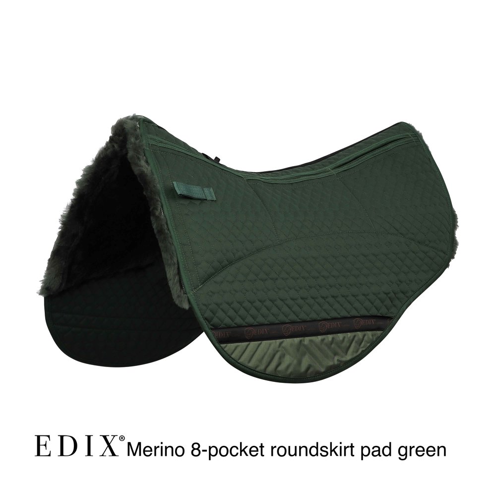 Edix Saddles Westernpad Roundskirtpad Afgerond Fur 8-pockets Edix Saddles Westernpad Roundskirtpad Afgerond Fur 8-pockets
