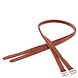 BR Beugelriemen Tobacco/Zilver 145 cm BR Beugelriemen Tobacco/Zilver 145 cm