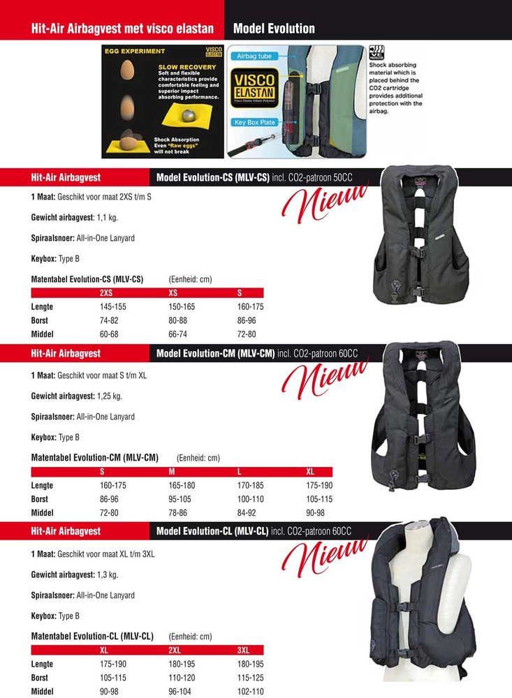 Hit-air Hit-Air Airbagvest Evolution Black