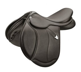 Bates Saddle Bates Caprilli Close Contact Opulence leather Classic  Black