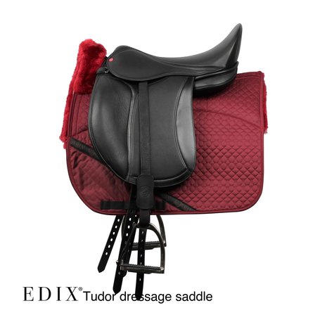 Edix Saddles Zadel Edix Tudor Dressuur Zwart S - 17