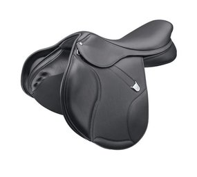 Bates Saddle Bates Elevation Flat Seat Plus Classic Black