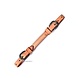 Western Kinriem Leder Buckle Ends Curbstrap Western Kinriem Leder Buckle Ends Curbstrap