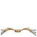 BR Kneveltrens dubbel gebroken Soft Contact 14mm scharen 127mm BR Kneveltrens dubbel gebroken Soft Contact 14mm scharen 127mm