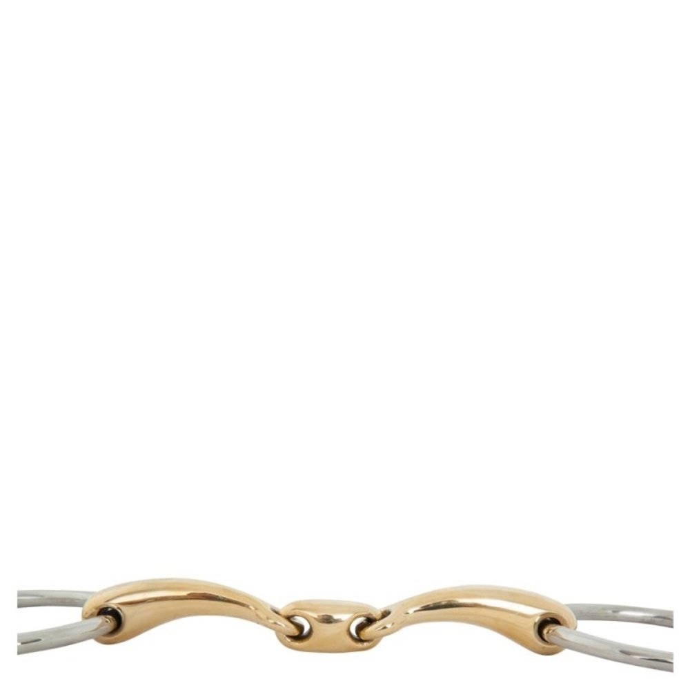 BR Mors à anneaux double brisure BR Soft Contact 14 mm