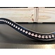Passier Browband Waved Swarovski Black Full Passier Browband Waved Swarovski Black Full