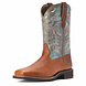 Ariat Delilah Round Toe Western Boot Spiced Cider / Teal River Ariat Delilah Round Toe Western Boot Spiced Cider / Teal River