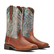 Ariat Delilah Round Toe Western Boot Spiced Cider / Teal River Ariat Delilah Round Toe Western Boot Spiced Cider / Teal River