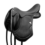 Bates Dressage Saddle Bates Artiste Luxe Black / Silver Highlights Bates Dressage Saddle Bates Artiste Luxe Black / Silver Highlights