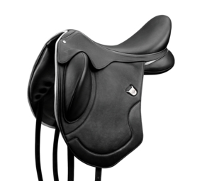 Bates Zadel Bates Artiste Luxe zwart/zilver Bates Zadel Bates Artiste Luxe zwart/zilver