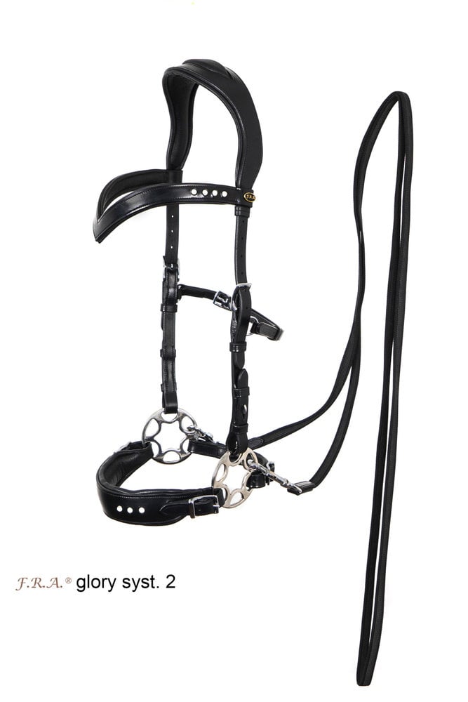 F.R.A. Glory Bitless Bridle  Hackamore Incl. reins