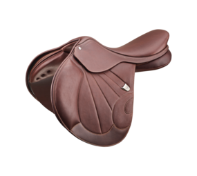 Bates Jump Saddle Bates Victrix Luxe Havana brown