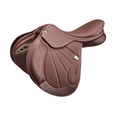 Bates Jump Saddle Bates Victrix Luxe Havana brown