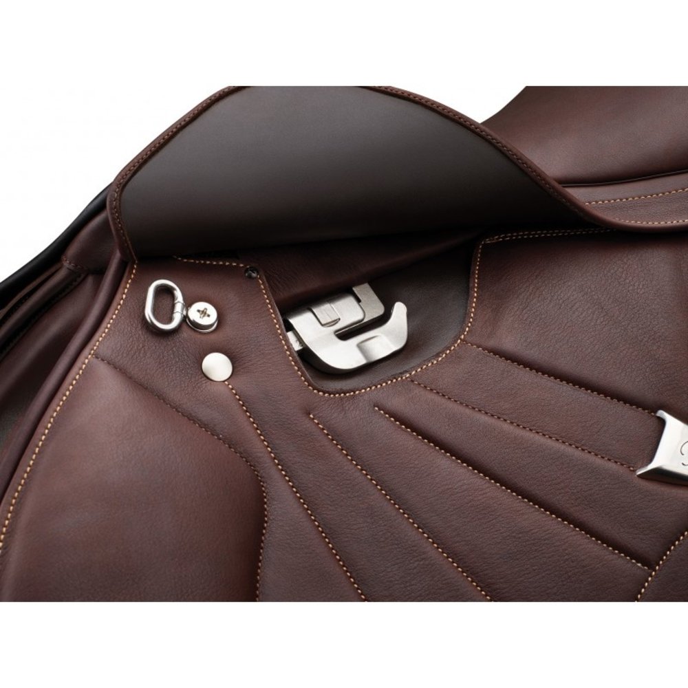 Bates Jump Saddle Bates Victrix Luxe Havana brown