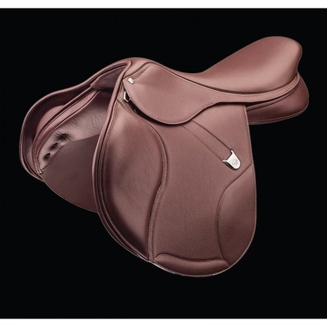 Bates Zadel Bates Elevation Flat Seat Dubbel leder Bruin Bates Zadel Bates Elevation Flat Seat Dubbel leder Bruin