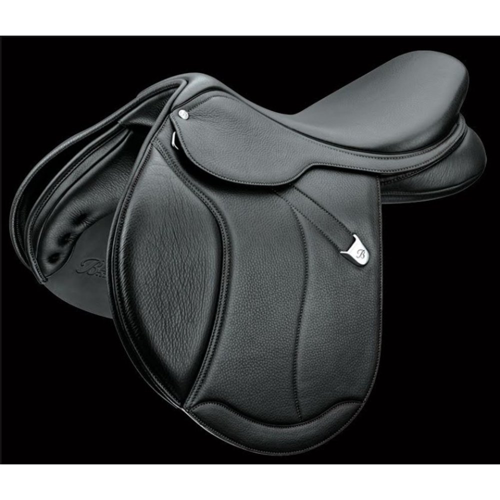 Bates Zadel Bates Elevation Deep Seat Dubbel leder Luxe zwart