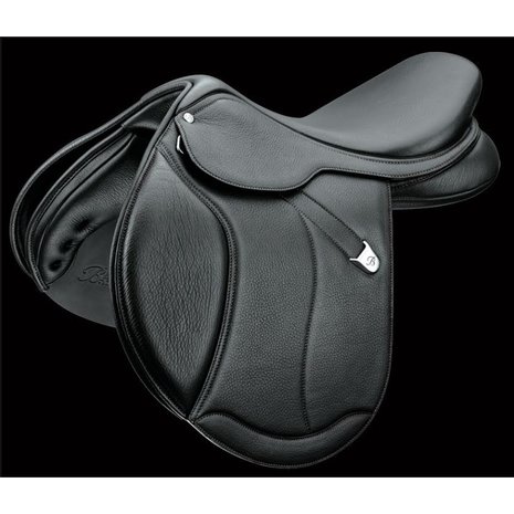 Bates Zadel Bates Elevation Deep Seat Dubbel leder Luxe zwart