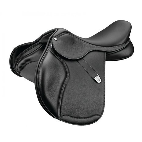 Bates Saddle Bates Elevation Deep Seat Plus Pony Classic Black Bates Saddle Bates Elevation Deep Seat Plus Pony Classic Black