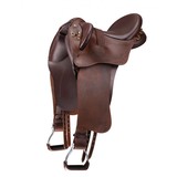 Bates Zadel Bates Kimberley Stock Swinging Fenders Heritage leder bruin Bates Zadel Bates Kimberley Stock Swinging Fenders Heritage leder bruin