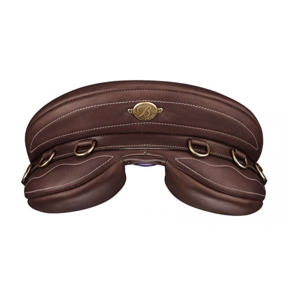 Bates Zadel Bates Kimberley Stock Swinging Fenders Heritage leder bruin