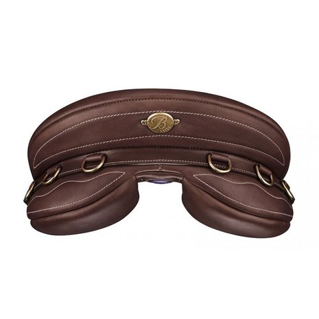 Bates Zadel Bates Kimberley Stock Swinging Fenders Heritage leder bruin