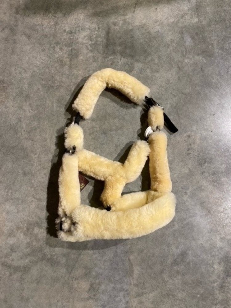LJ Leathers Pro Selected halter sheepskin natural Full LJ Leathers Pro Selected halter sheepskin natural Full