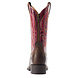 Ariat Round Up Back Zip Worn Mocha / Rasberry Ariat Round Up Back Zip Worn Mocha / Rasberry