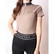 Montar Lyra Viv Wide Logotape Collar Polo Mud Montar Lyra Viv Wide Logotape Collar Polo Mud