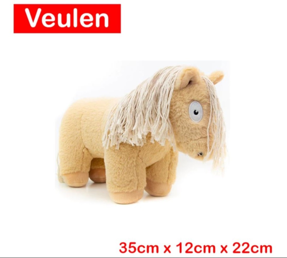 Crafty Ponies Crafty Pony Paardenknuffel Veulen (35cm) Palomino incl. instructie boekje