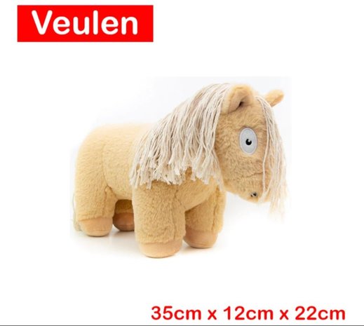 Crafty Ponies Crafty Pony Paardenknuffel Veulen (35cm) Palomino incl. instructie boekje