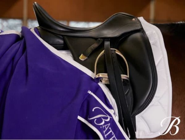 Bates Dressuurzadel Bates Isabell Icon Luxe Zwart