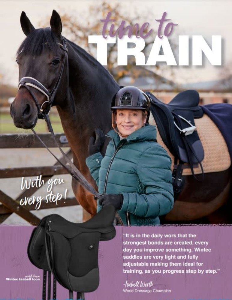Wintec Dressage Saddle Wintec Isabell Icon HART Black Wintec Dressage Saddle Wintec Isabell Icon HART Black