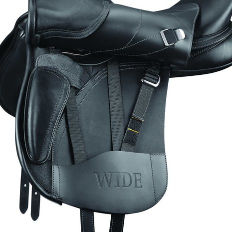 Bates Zadel Bates Veelzijdig Wide Dubbel leder Zwart Bates Zadel Bates Veelzijdig Wide Dubbel leder Zwart